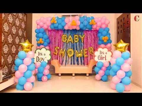 Baby Shower Backdrop Setup 05