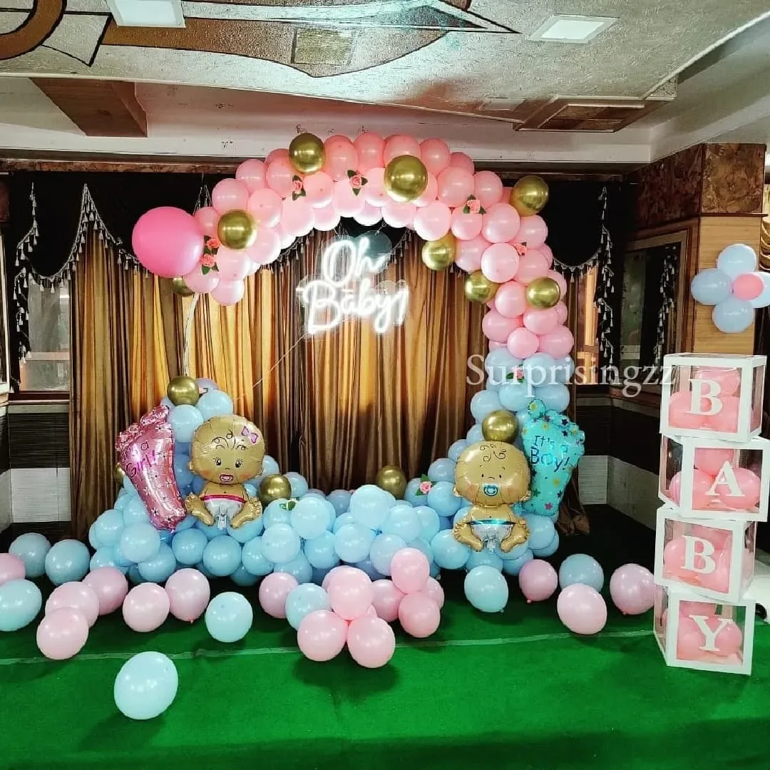 Best Oh Baby Balloon Decoration in Gurugram 17