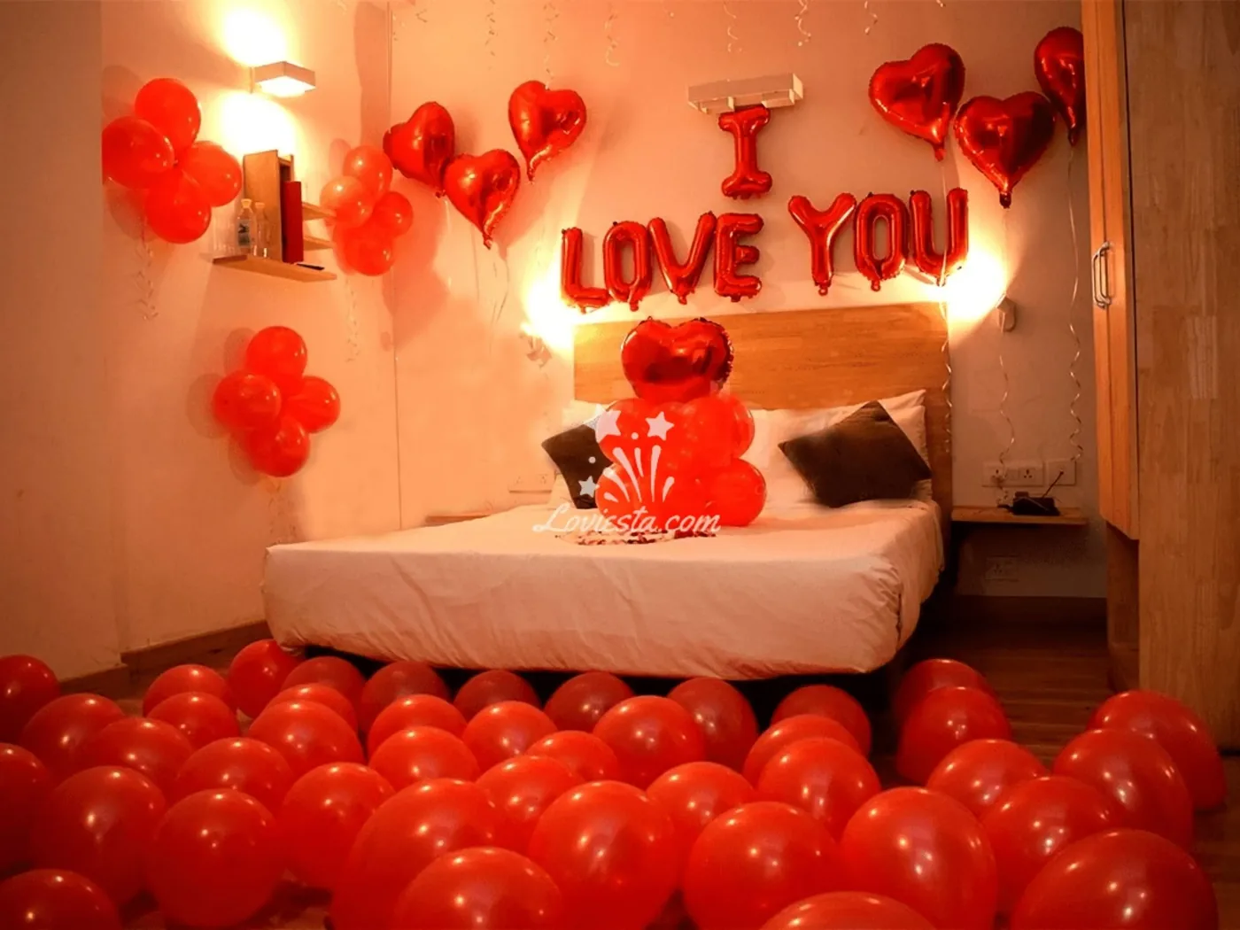 Anniversary Surprise Room Decor